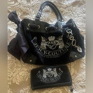 Juicy Couture purse and matching wallet